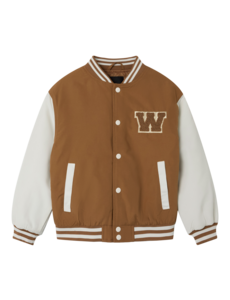 Name It - NKMMAINS VARSITY JACKET - Brown