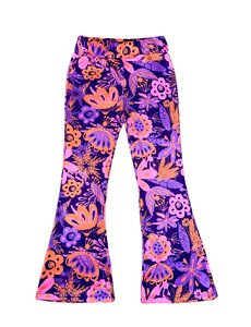  Fabulous Print Flared - Purple/Pink