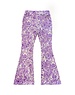  Paisley Print Flared - Lila/White