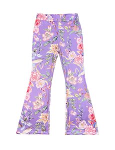  Bohemian Flower Flared - Lila