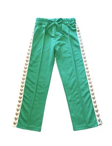  Sporty Heart Pants - Green/Gold