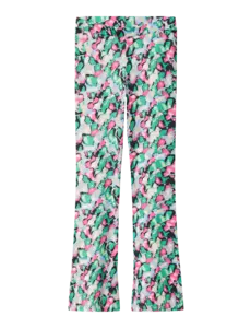  Name It - NKFDRUNI FLARED PANTS - Green/Pink