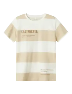 Name It NKMDORIO Shirt - White/Beige