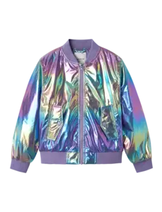  Name It - NKFMOLINA BOMBER JACKET - Shiny Amethyst Orchid