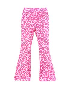  Fancy Leopard Flared - Candy Pink/White