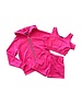  Casy Top + Short + Hoodie Vest - Fuchsia