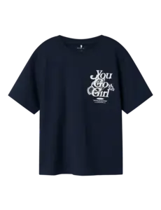 Name it NKFDABBO You Go Girl Shirt - Navy