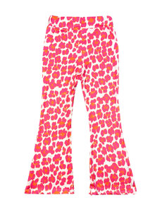  Happy Leopard Flared - Fuchsia/Orange