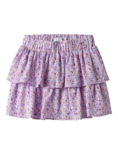 Name It - NKFVINAYA Print Skirt - Lila