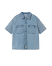  Name It - NKMHALF DNM BOXY 1/2 SHIRT - Blue