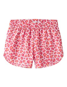 Name It - NKFVINAYA Print Short - Leopard Pink/Orange