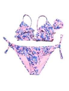 Malibu Print Bikini - Pink/Blue