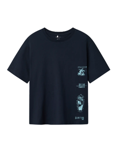  Name It - NKMHIRLAN SS NREG TOP PB - Navy