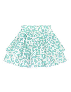 Lovely Leopard Skirt - Mint