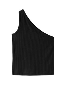 Name It - NKF Jolone One Shoulder Top - Black
