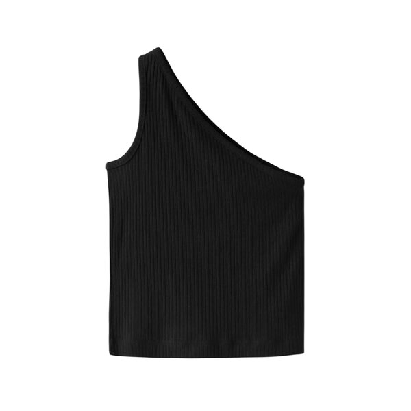 Name It - NKF Jolone One Shoulder Top - Black