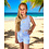 Striped Summer Set - Light Blue/White