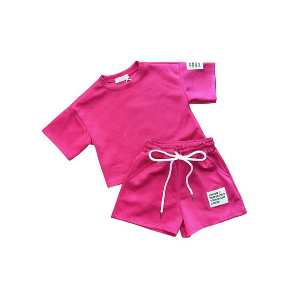 Stylish Jogging Set - Fuchsia