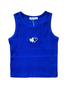 Tara Heart Tanktop - Kobalt Blue