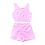 Striped Summer Set - Pink/White