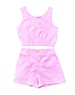  Striped Summer Set - Pink/White