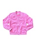  Boho Bomber Jacket Vest - Pink