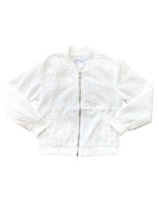 Boho Bomber Jacket Vest - White