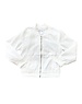  Boho Bomber Jacket Vest - White