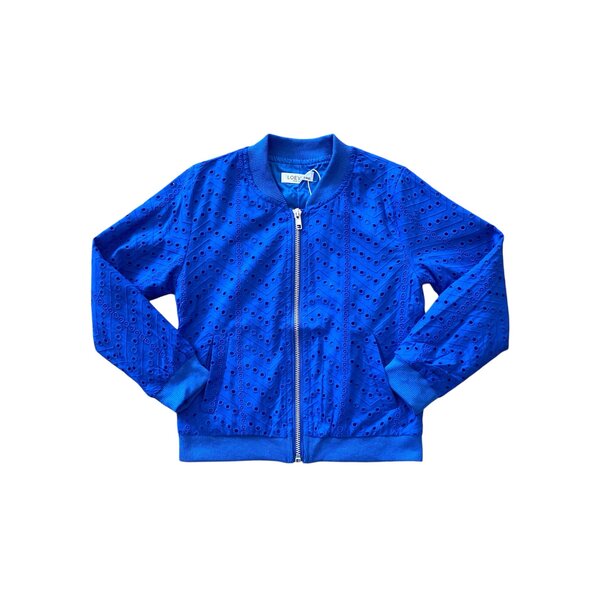 Boho Bomber Jacket Vest - Kobalt Blue