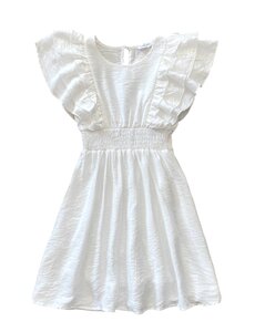 Rafaela Ruffle Dress - White