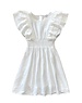  Rafaela Ruffle Dress - White
