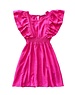  Rafaela Ruffle Dress - Fuchsia