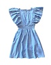  Rafaela Ruffle Dress - Light Blue