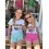 Tiger Shirt - White/Pink