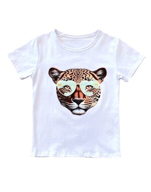  Tiger Shirt - White/Mint