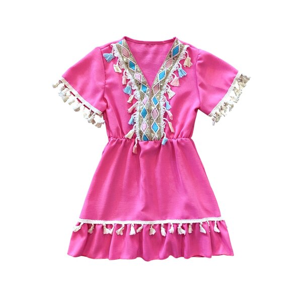 Ibiza Summer Dress - Pink