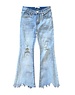  Yoyo S Damaged Look Flared - Blue
