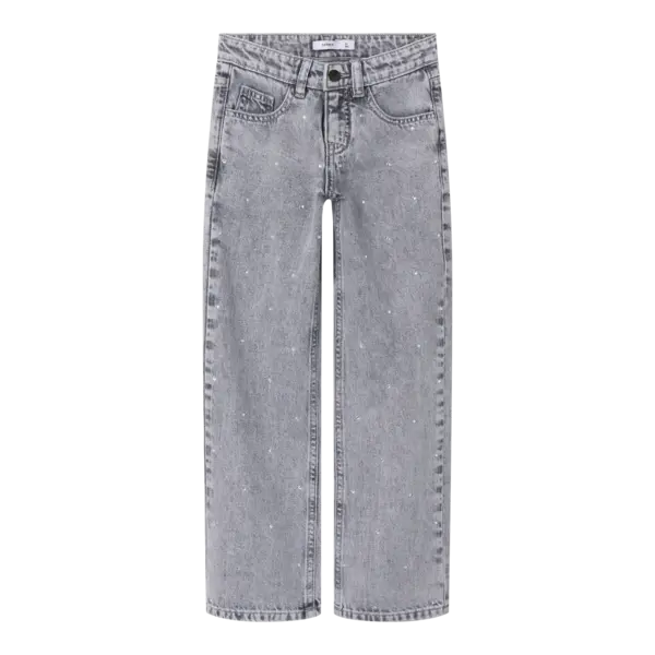 Name It - NKFROSE  Rhine Jeans with Sparkle - Light Grey Denim