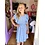 Rafaela Ruffle Dress - Light Blue