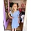 Rafaela Ruffle Dress - Light Blue