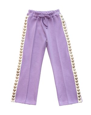  Soho Sporty Heart Pants - Lila/Gold