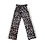 Sporty Leopard Heart Pants - Brown/Gold