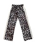  Sporty Leopard Heart Pants - Brown/Gold