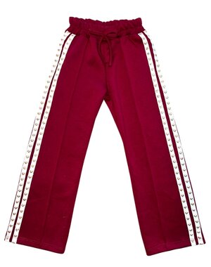 Double Loved Pants - Bordeaux/Gold