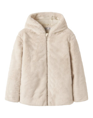  Name It - NKFMILA JACKET W HOOD PB - Beige