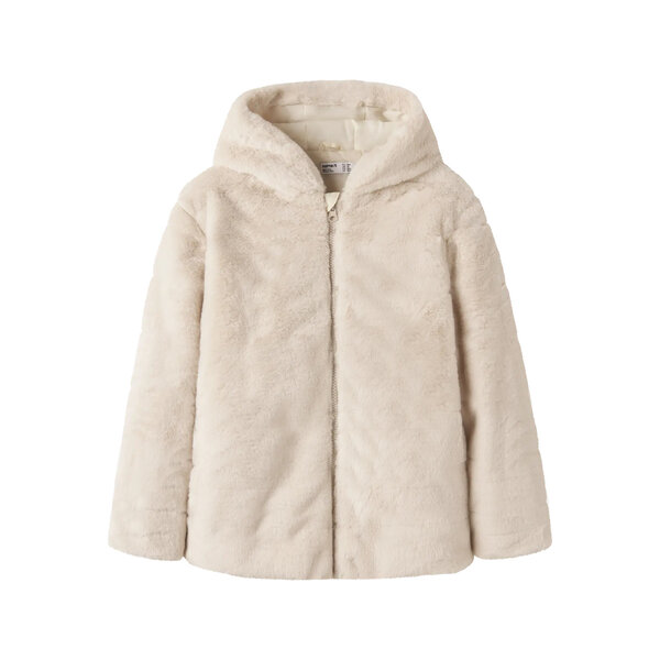 Name It - NKFMILA JACKET W HOOD PB - Beige