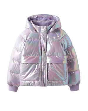  Name It - NKFMALAN PUFFER JACKET FOIL - LILA