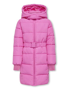 ONLY - KOGMAGGI LIFE BELT HOOD PUFFR JACKET - FUCHSIA