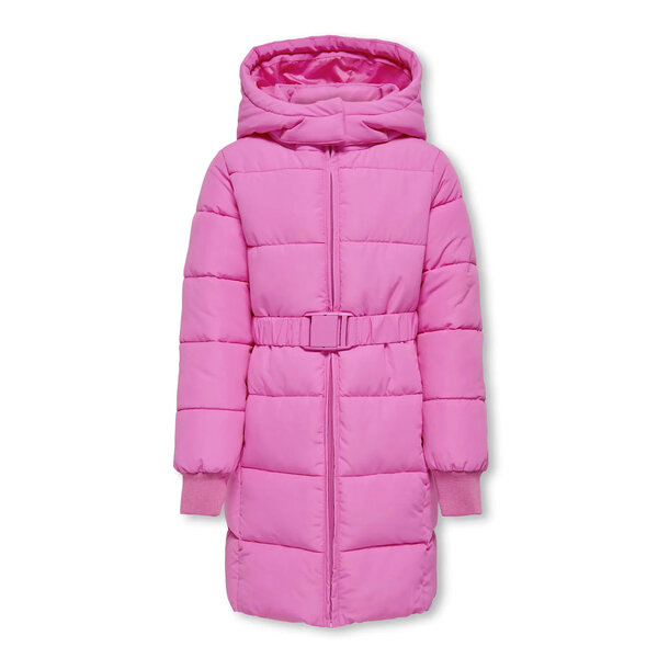 ONLY - KOGMAGGI LIFE BELT HOOD PUFFR JACKET - FUCHSIA