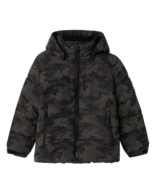  Name It - NKMMETER PUFFER REFLECTION JACKET  - Black/Antracite